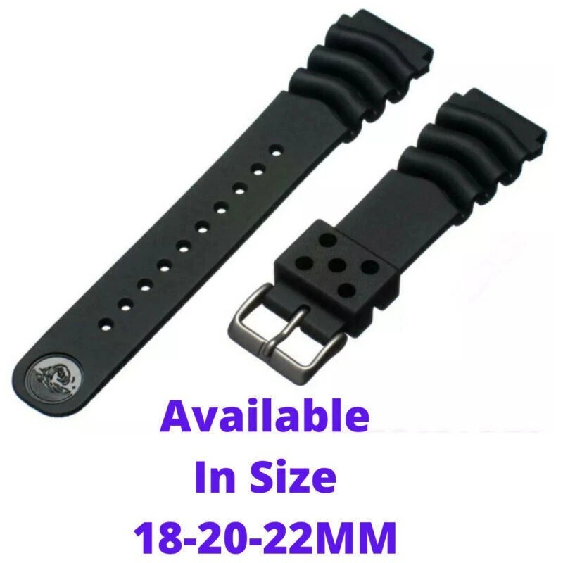 18/20/22mm For Seiko Diver SKX007 SKX173 Z22 Rubber Watch Band Band Strap