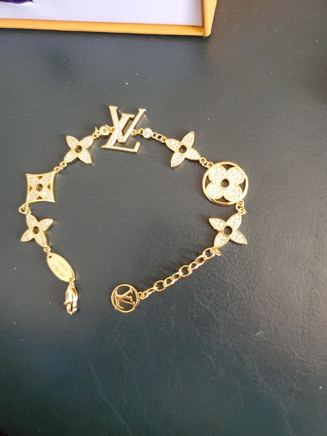 LOUIS VUITTON Bracelet Monogram Colorful Charm Goregeous
