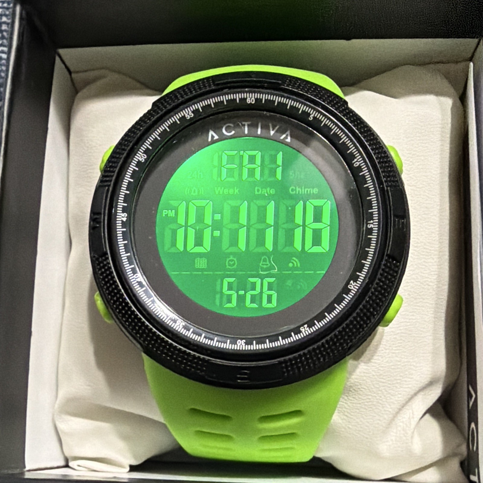 Activa X Invicta DIGITAL ESSENTIALS Digital Men’s Watch – 50mm. Green (ACW1915)