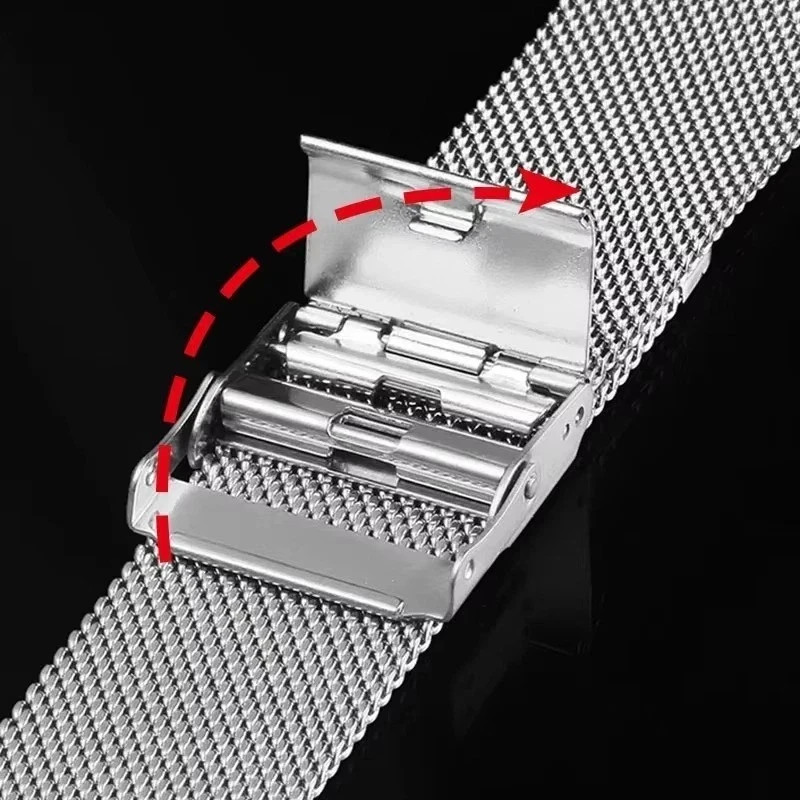 Premium Stainless Steel Milanese Mesh Watch Band Strap 12/14/16/18/20/22/24mm