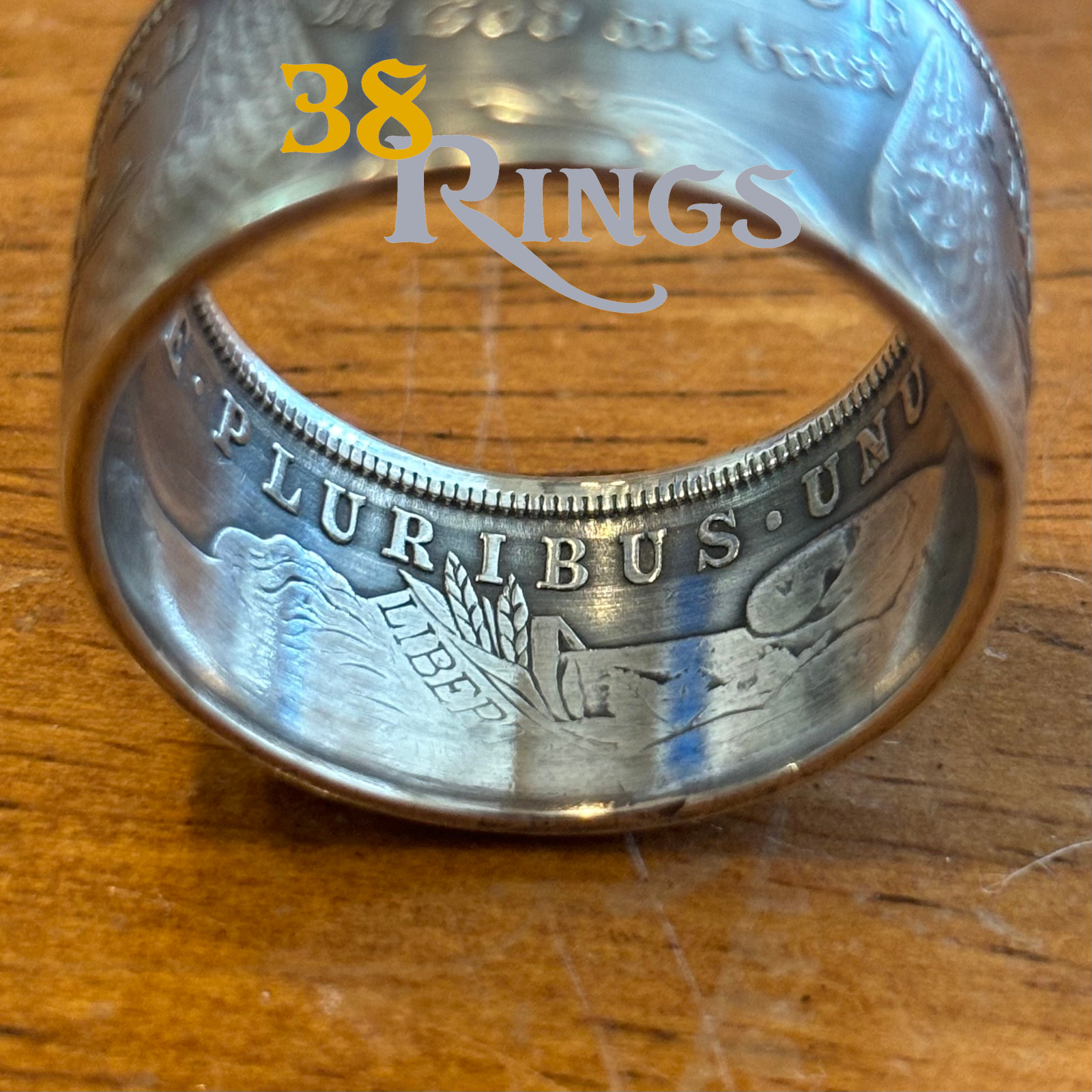 90% SILVER Morgan Dollar COIN RING USA United States SIZES 5-13 Handmade