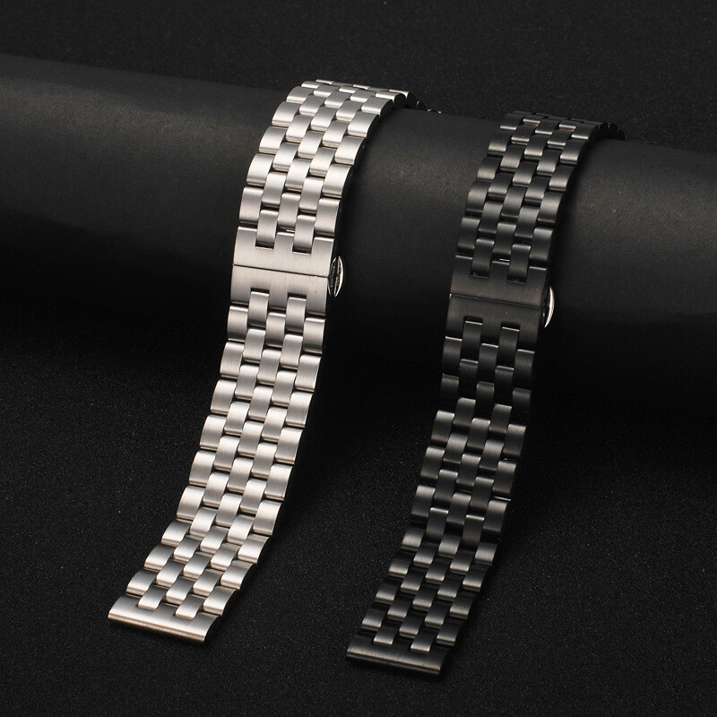 Premium Brushed Solid Stainless Steel Watch Strap Metal Bracelet18/20/21/22/24mm