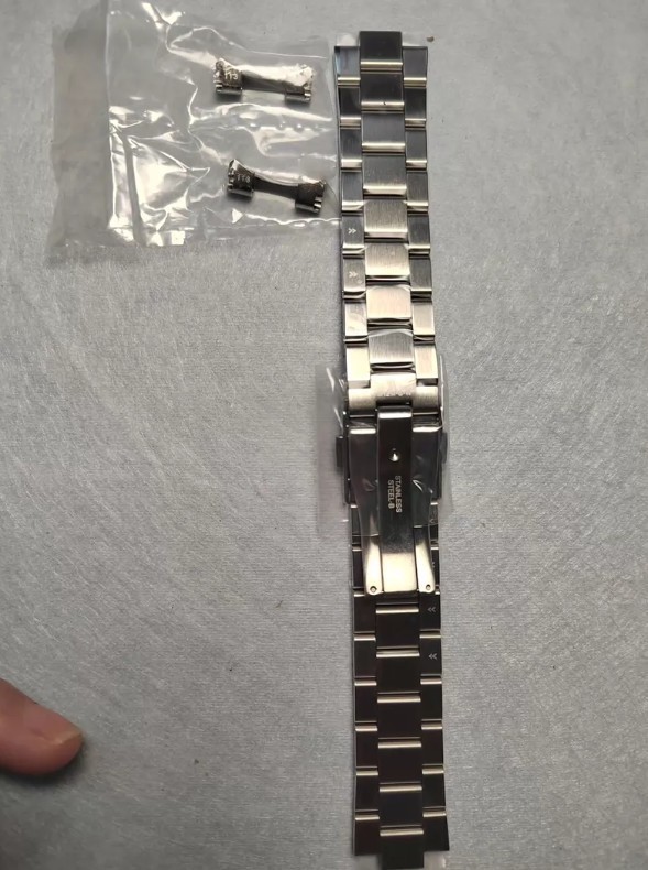 Seiko SPB339 / SPB377 / SPB379 / SPB409 OEM 20mm Stainless Steel Watch Band