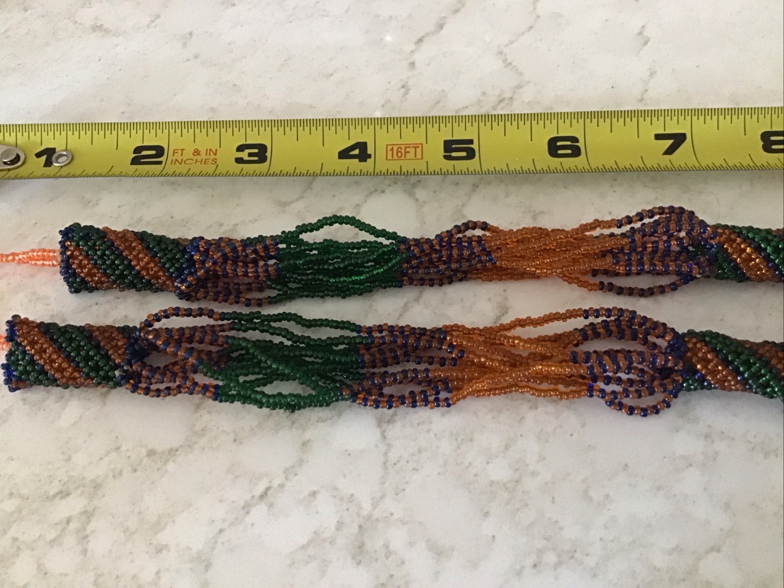 Hand beaded african necklace