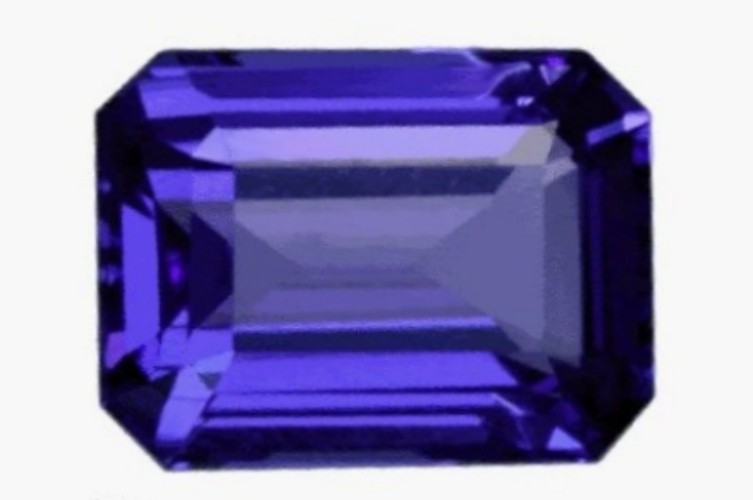 IOLITE 7 X 5 MM EMERALD CUT ALL NATURAL A-36