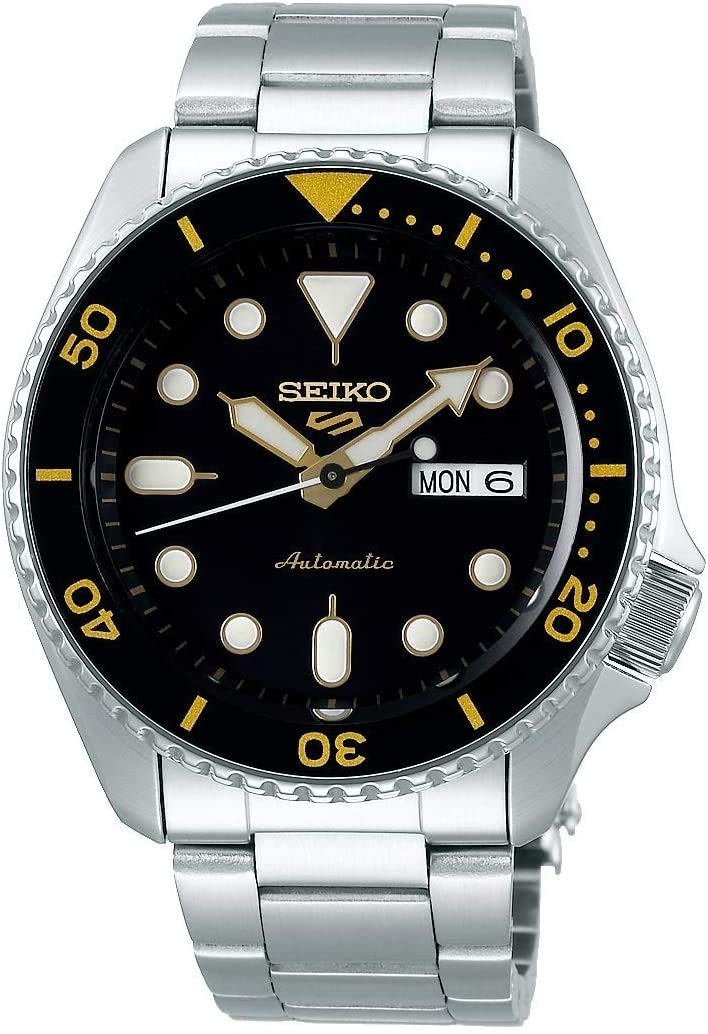 Seiko Men’s 5 sports Automatic Black Dial Watch – SRPD57K1 NEW