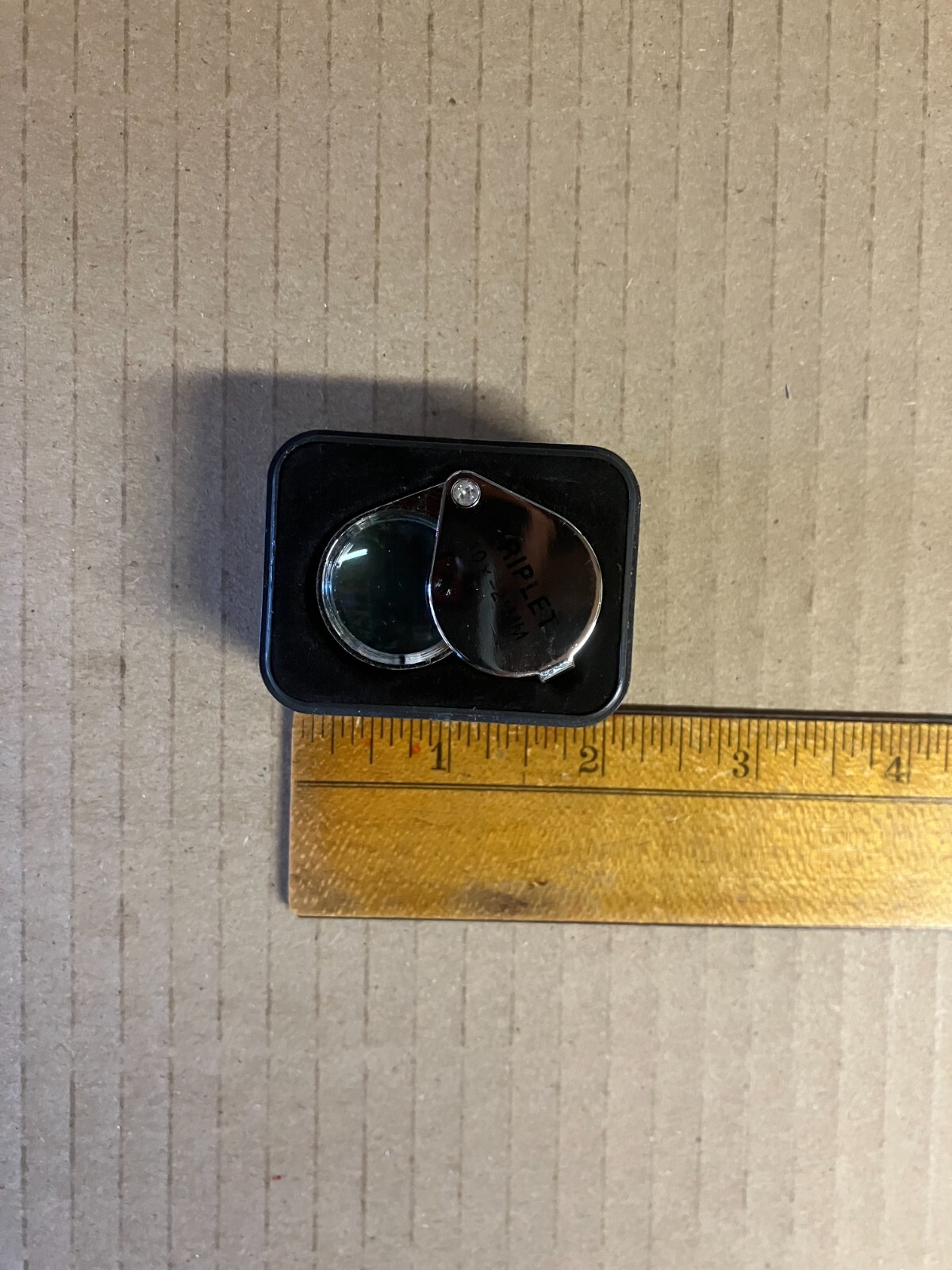 10x Loupe, 10 x 21mm – Chrome Foldable Jewelers Magnifier