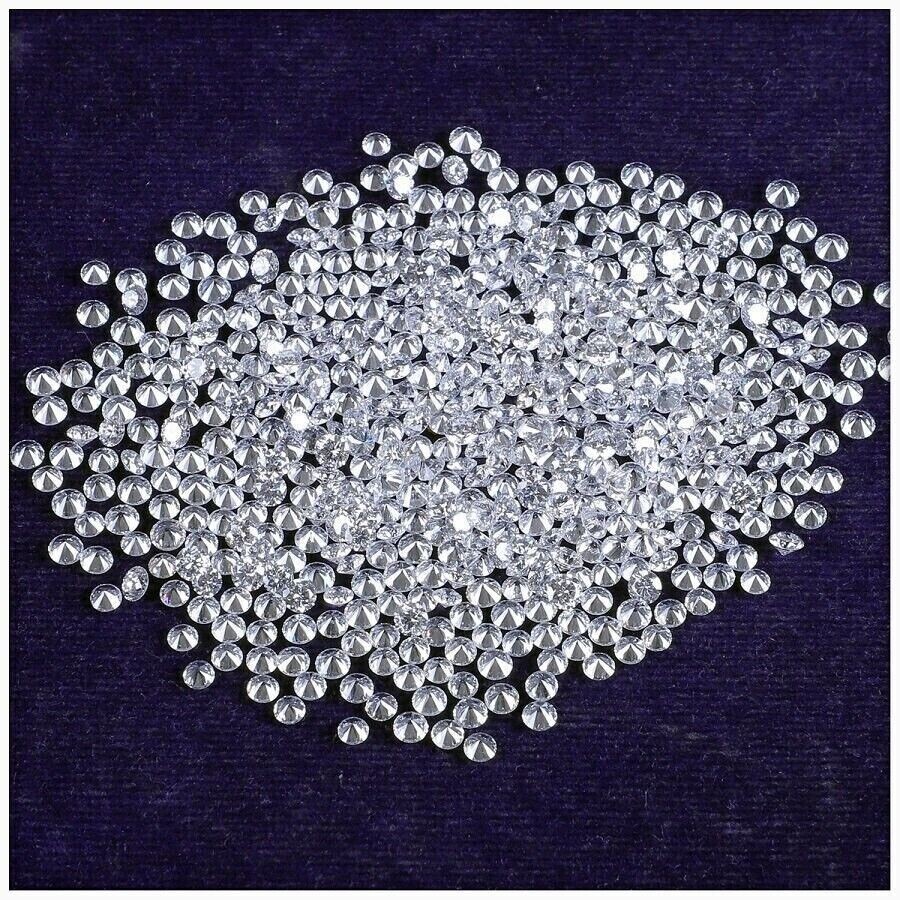 Lab Grown CVD Diamond 1MM E VS1 CLEARITY CVD DIAMOND 5 Pieces