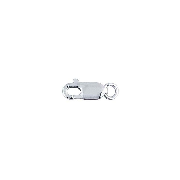 925 Sterling Silver Lobster Claw Clasp with Open Jump Ring 8.5mm