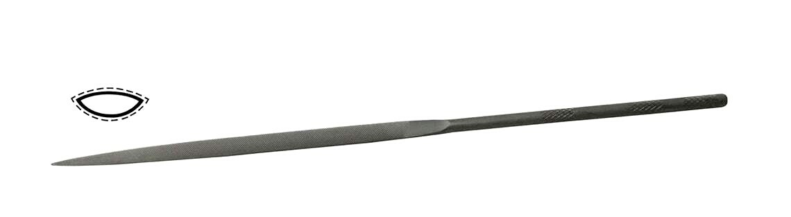 Grobet Vallorbe Crossing Needle File Swiss Made Fine Cut #4 14cm / 5-1/2