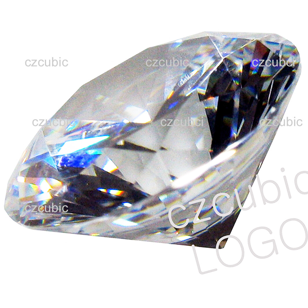 CUBIC ZIRCONIA LOOSE ROUND STONES CLEAR CZ EXCELLENT TOP 7A QUALITY US SHIPPER 5