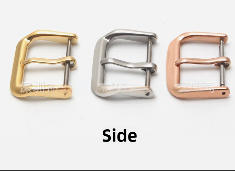 High Quality Stainless Steel Pin Buckle Polished Universal Watch Buckle 8mm-20mm