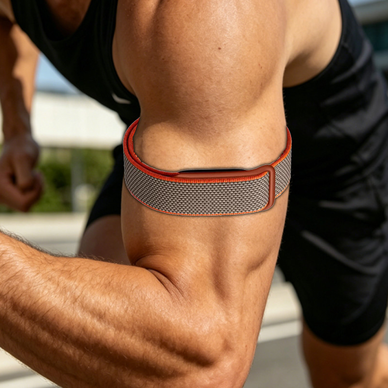 Nylon Sports Adjustable Loop Armband Bicep Strap For Google Fitbit Air Pre-Sale