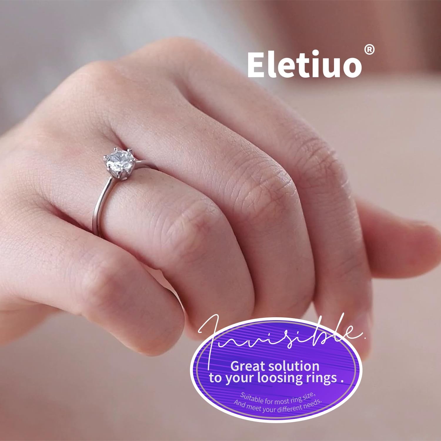 ELETIUO Filled Metal Ring Guard Set for Loose Rings, 12 Pack 3 Sizes
