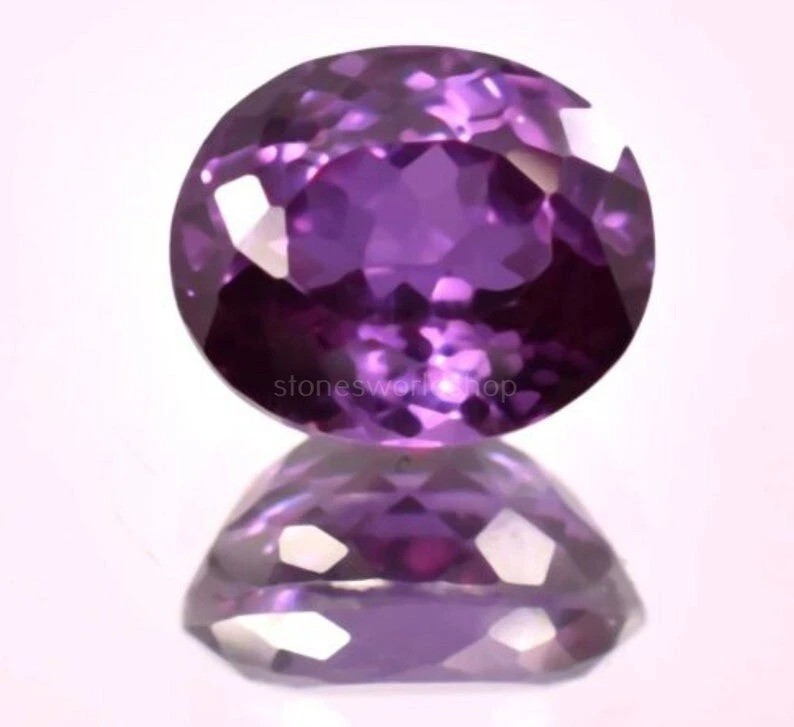 Natural Color Changing Alexandrite 11.35 Ct Certified Oval Cut Loose Gemstone