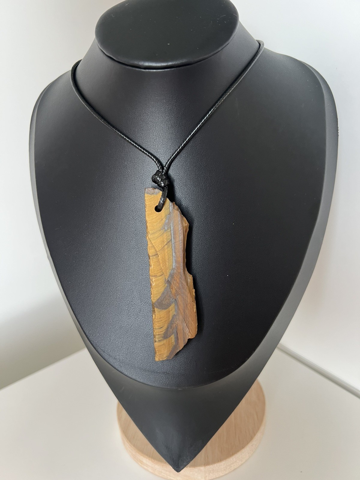 Tiger’s Eye Slab Pendant Necklace – South Africa