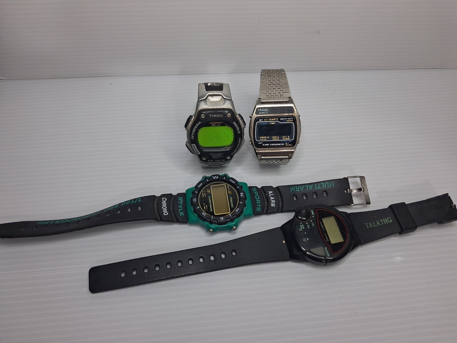 none working digital watch lot 4pc
