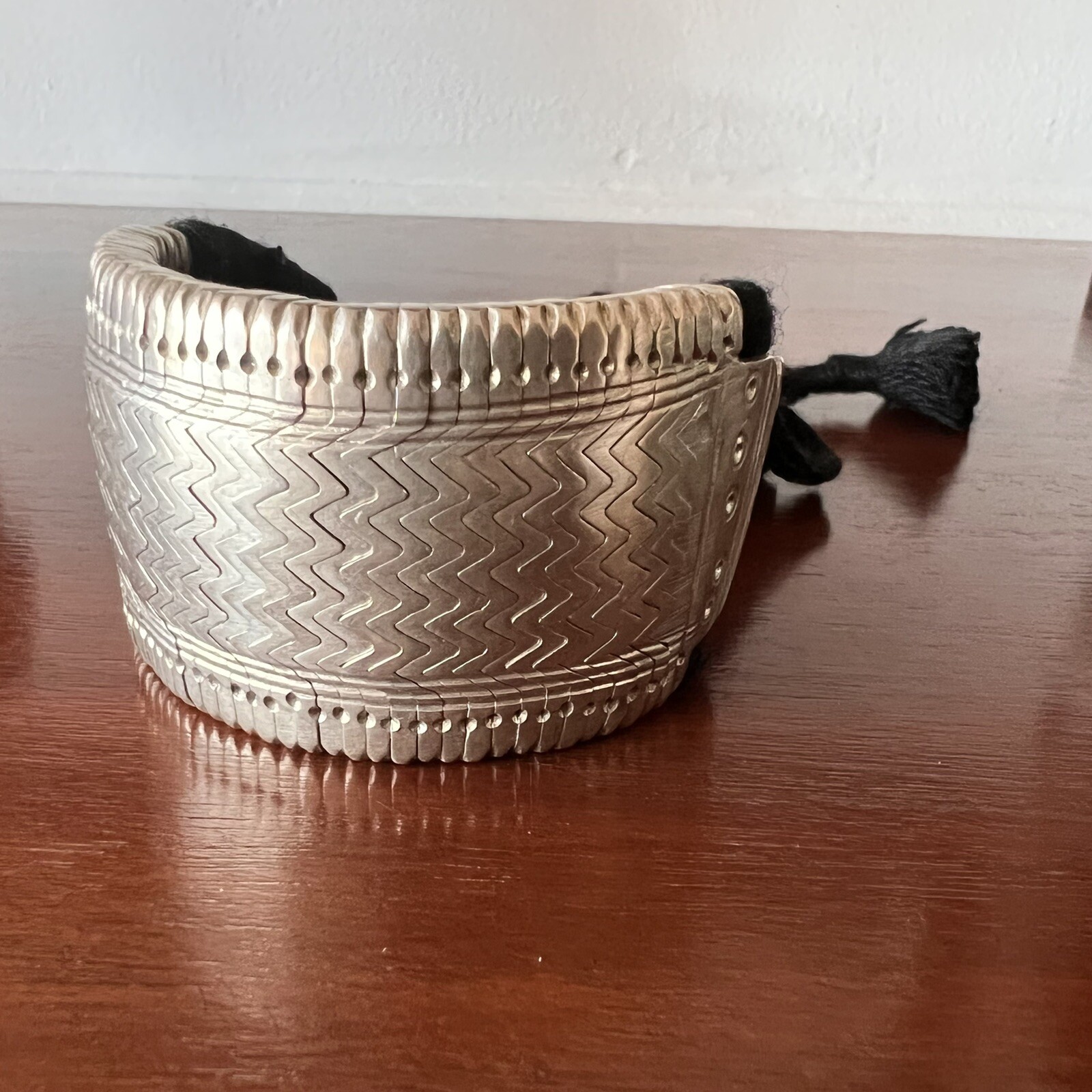 Antique silver bazuband armband bracelet India Boho Festival