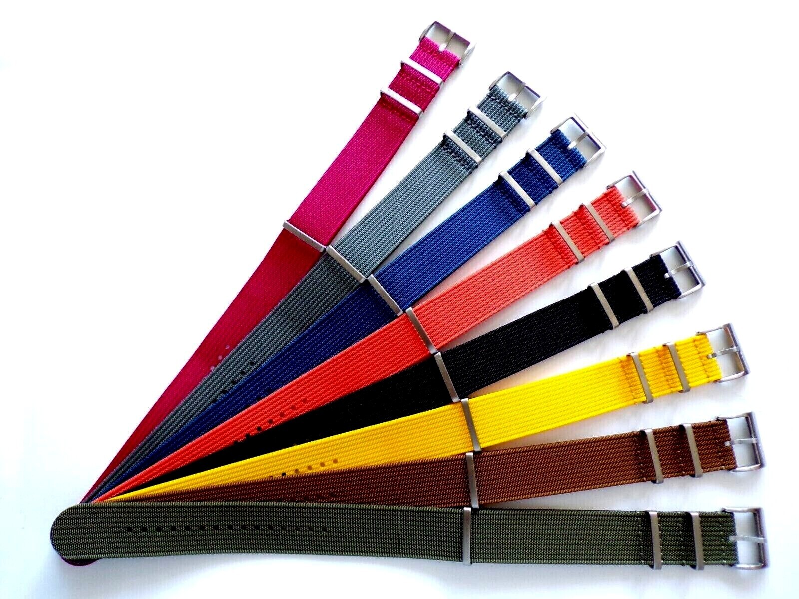 NATO G10 ® NEW RIBBED WR Nylon military RAF watch band Pilot strap IW SUISSE usa