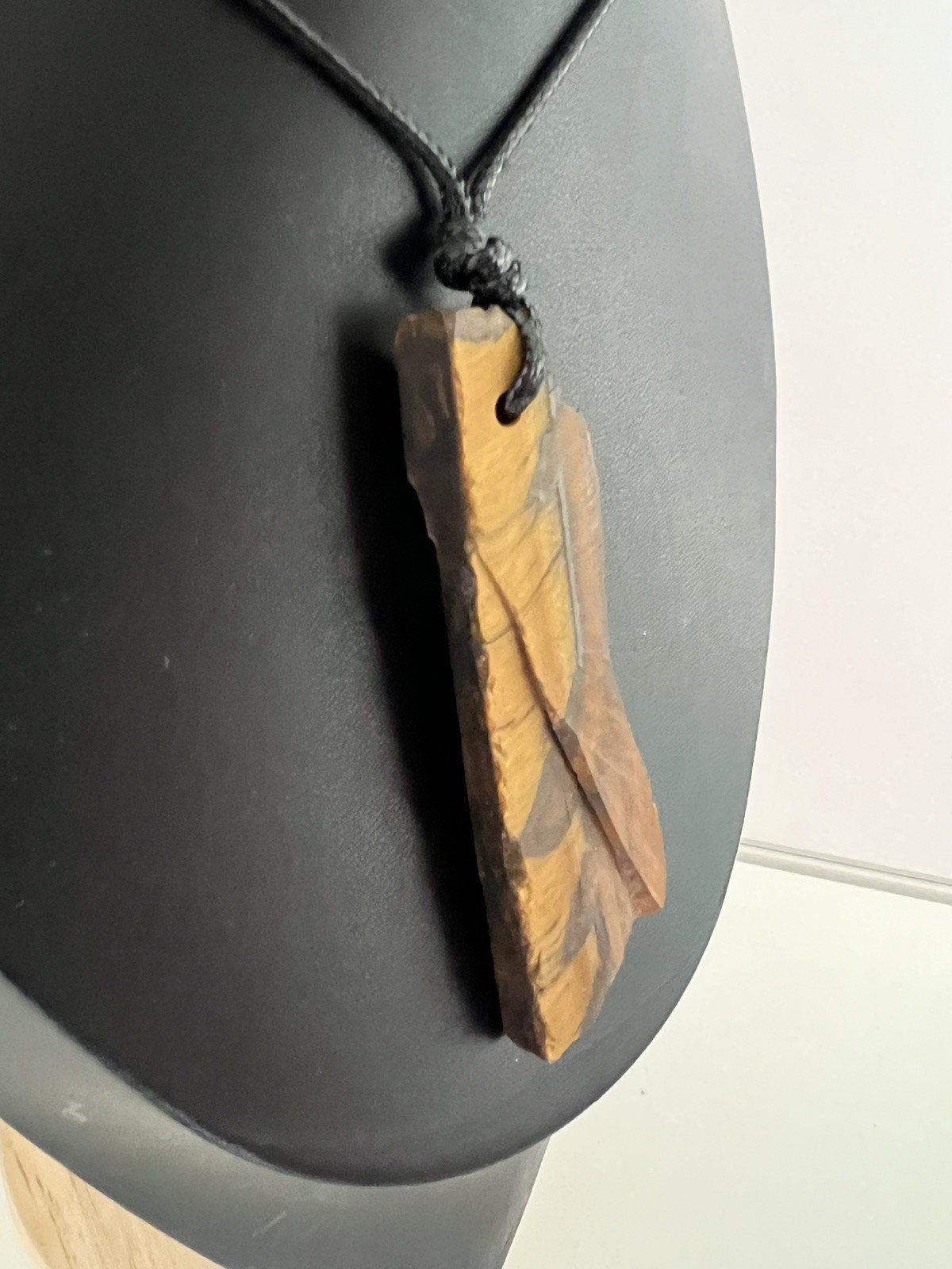 Tiger’s Eye Slab Pendant Necklace – South Africa