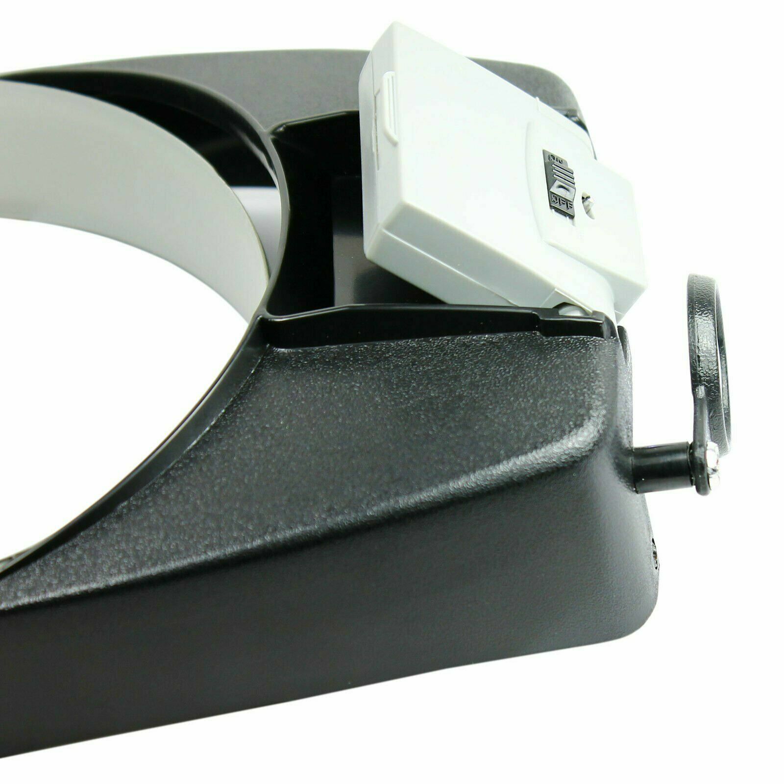 Jewelers Head Headband Magnifier LED Illuminated Visor Magnifying Glasses Loupe