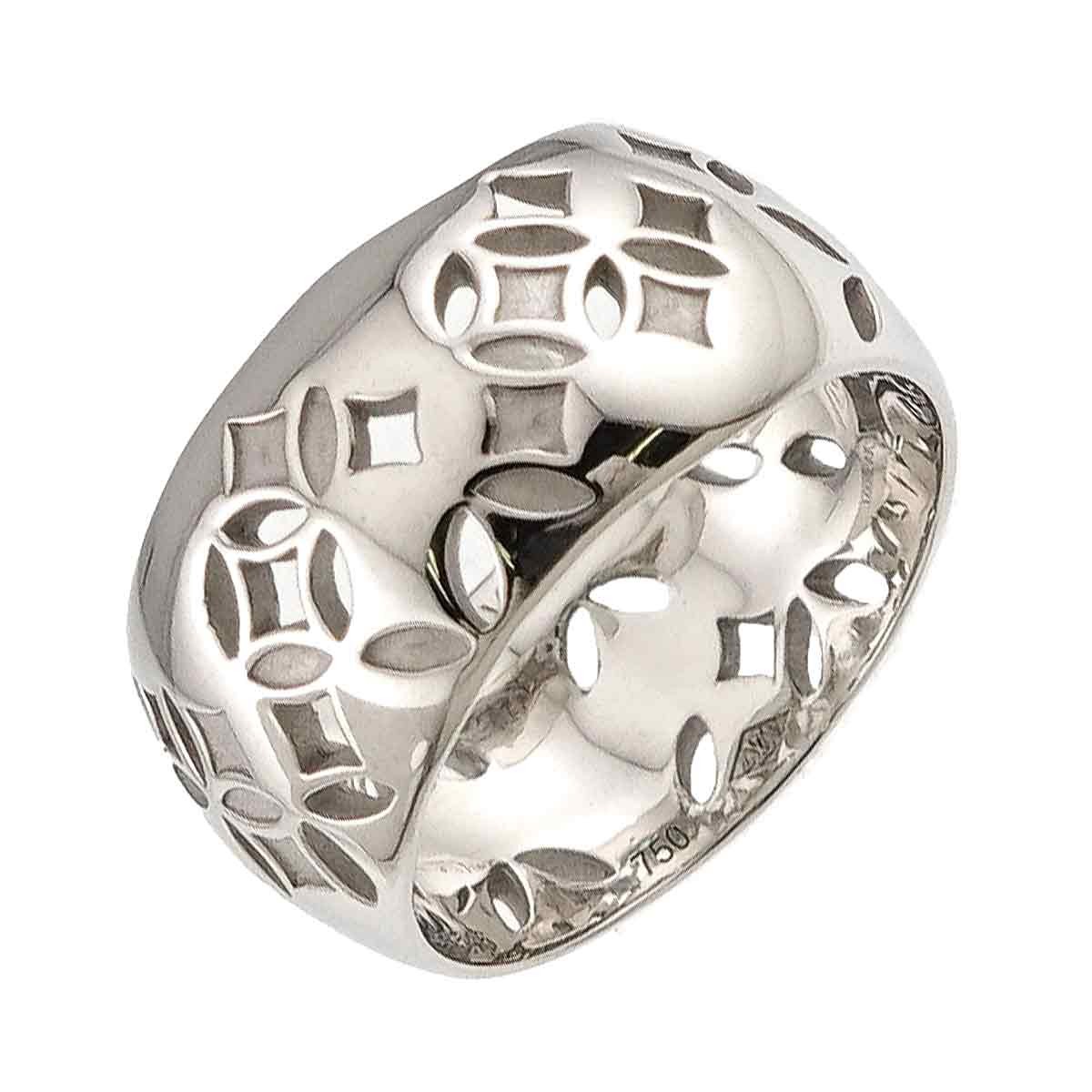 LOUIS VUITTON Petite Bague Galea Ring 18K WG 750 size47 4-4.5(US) 90331774