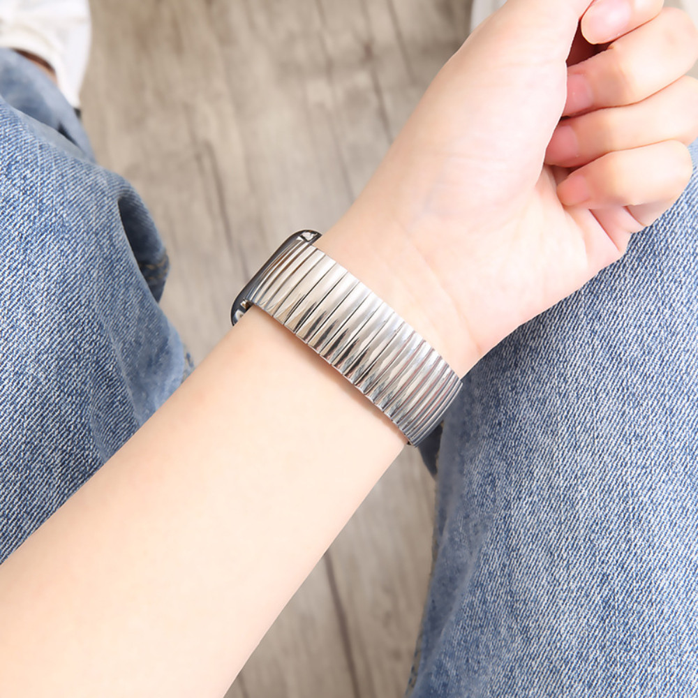 One-Piece Stainless steel Expander stretch metal watch Strap band16/18/20/22mm