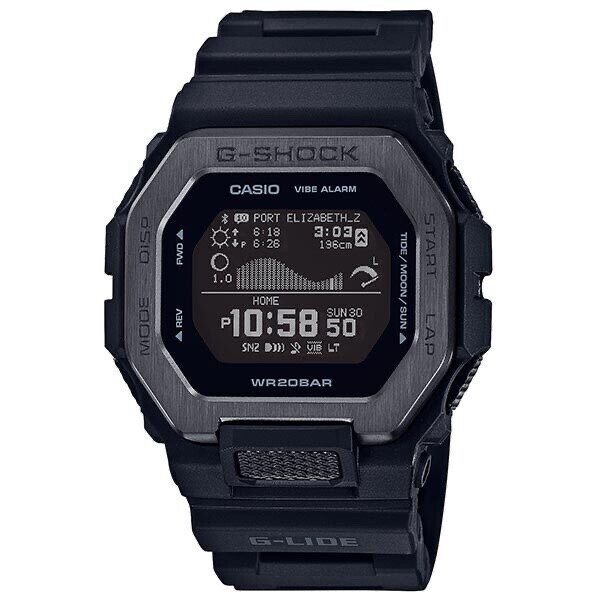 CASIO G-SHOCK GBX-100NS-1 G-LIDE Bluetooth Tide Graph Moon Data Watch 46mm