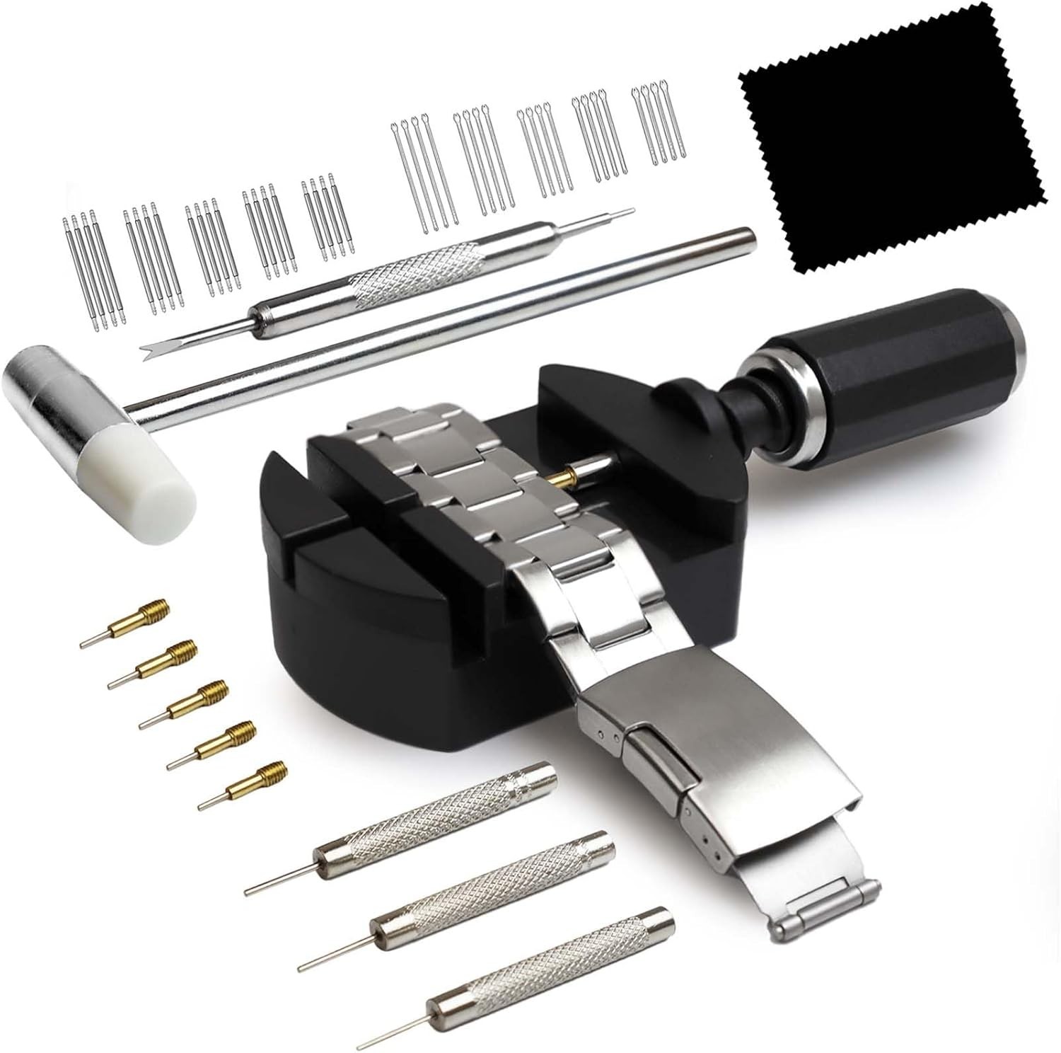 GLDCAPA Watch Link Removal Kit, Watch Band Sizing Tool for Watch Strap Adjustmen