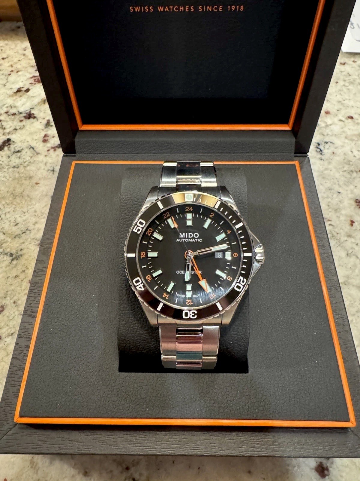 Mido Ocean Star GMT Inner Outer Box/warranty Card Unsigned All Links