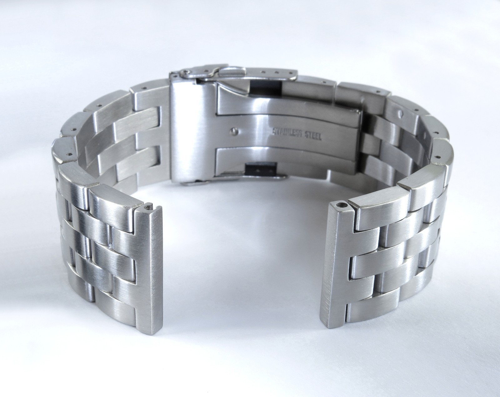 20mm Brushed Stainless Steel Bracelet For Fortis B-42 Marinemaster 647.10.158.3