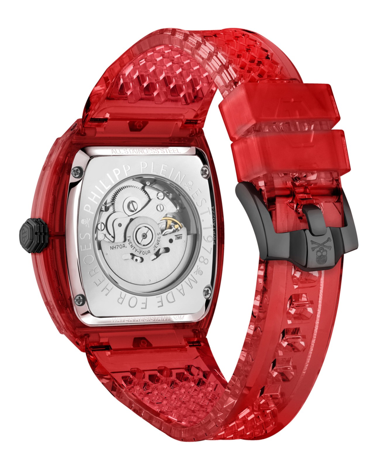 Philipp Plein Mens Two Tone 44mm Strap Fashion Watch