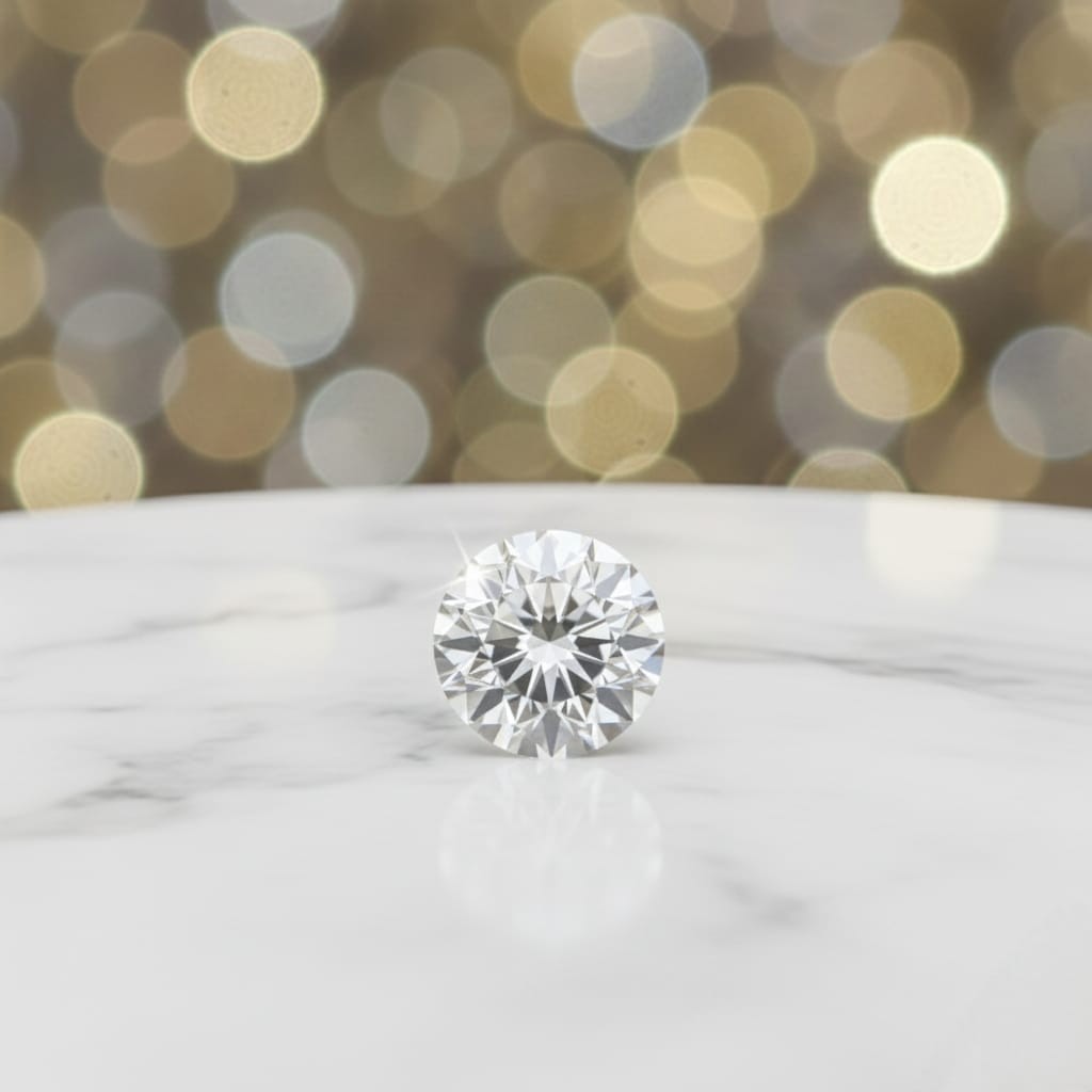 2 .15 CT Round Cut VVS1 Lab Grown Diamond Premium Quality gemstone 8.50 mm Gems