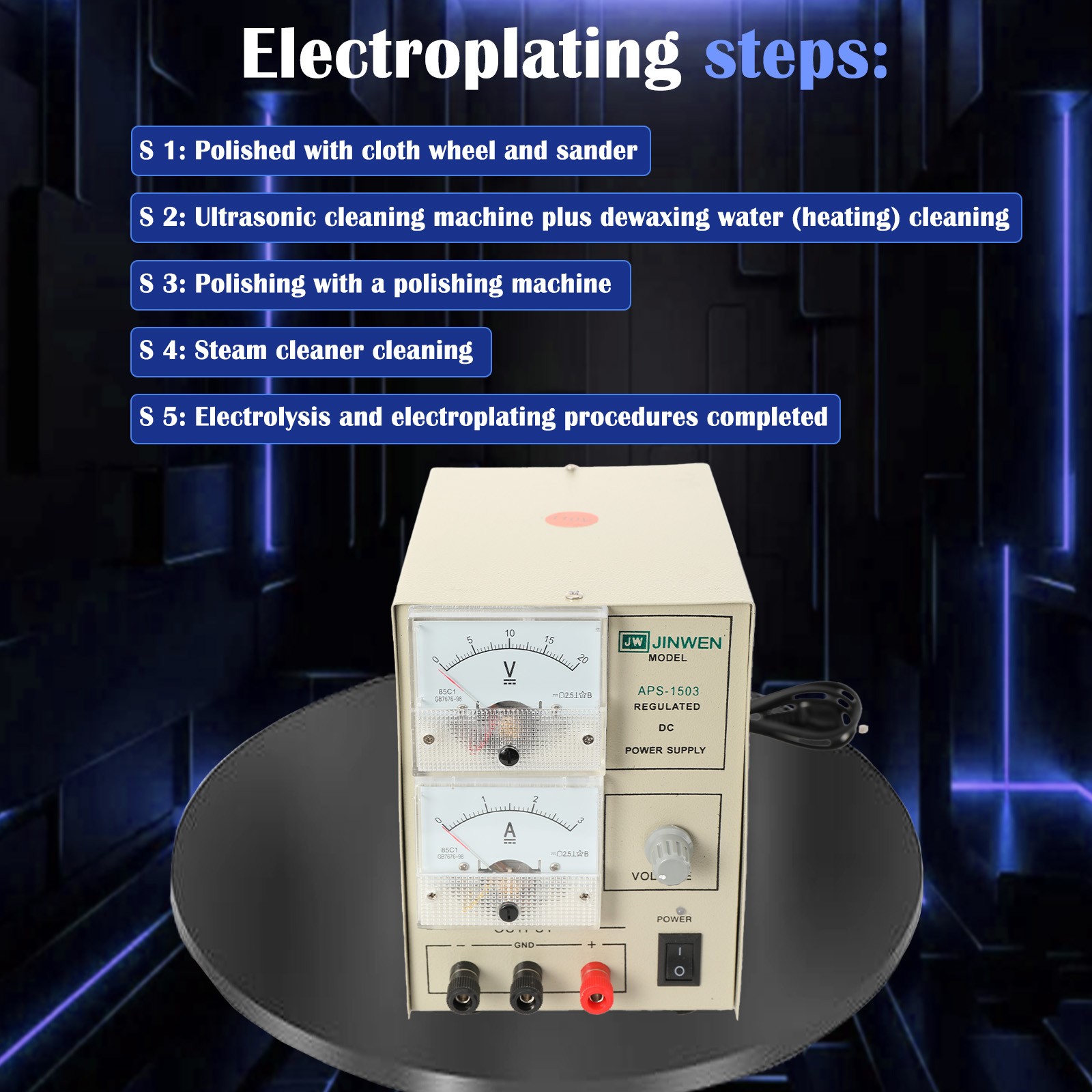 Gold Plating Machine Jewelry Plater Electroplating Kit Jewelry Plating Machine