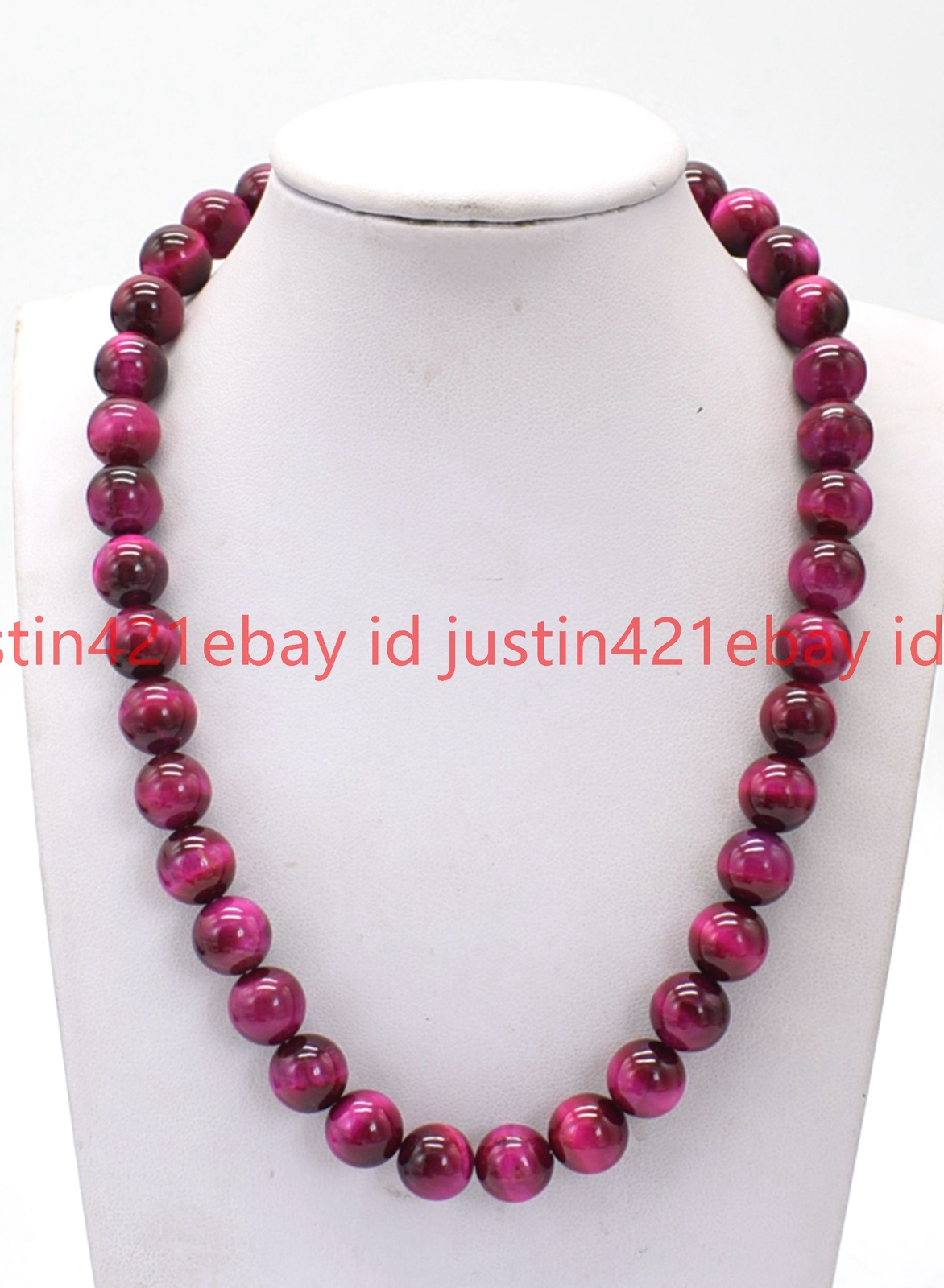Pretty 6/8/10/12mm Natural Multicolor Gemstone Round Beads Necklace 18″ AAA+