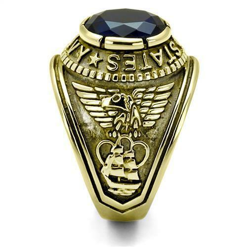 United States US NAVY Ring – USN Seals Military Rings – Surplus of Silver & Gold