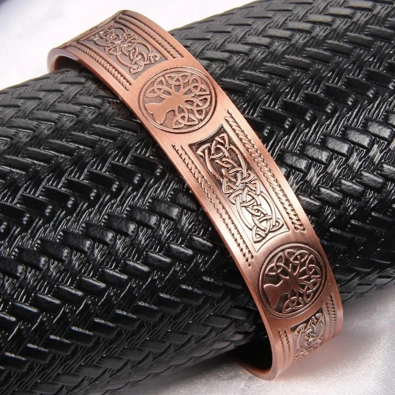Copper Magnetic Bracelet for Arthritis Pain Relief Powerful Magnets Energy Cuff