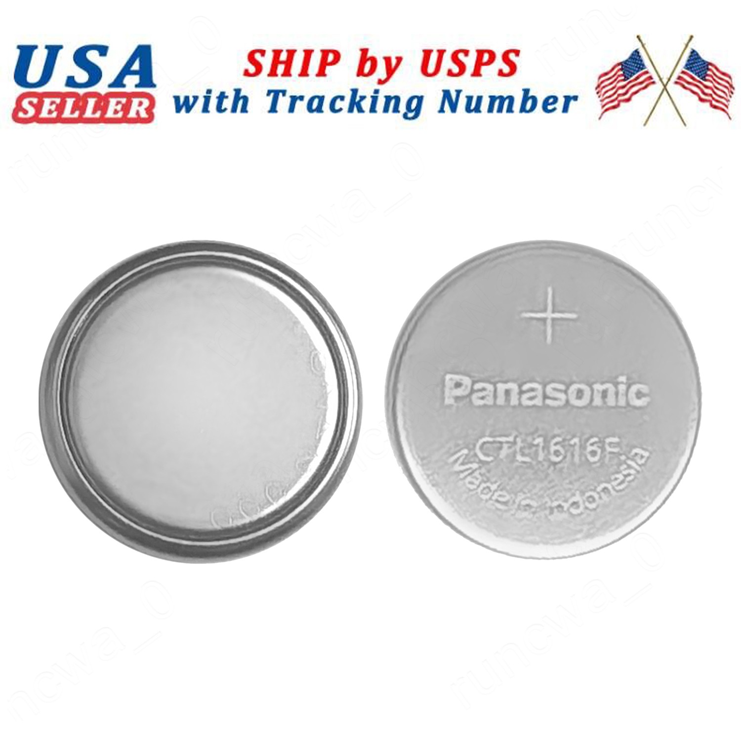 Compatible with Panasonic CTL1616F Genuine For Casio G-shock Solar Battery