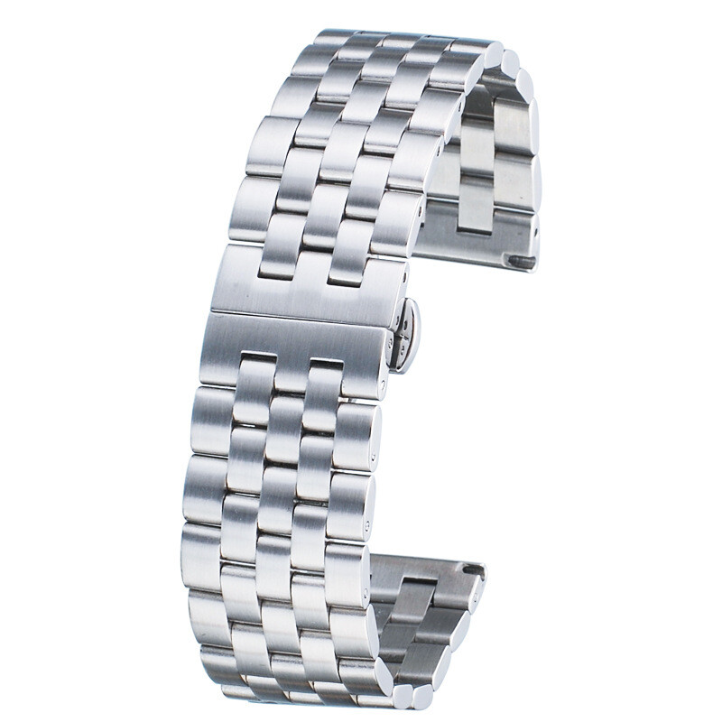 Premium Brushed Solid Stainless Steel Watch Strap Metal Bracelet18/20/21/22/24mm
