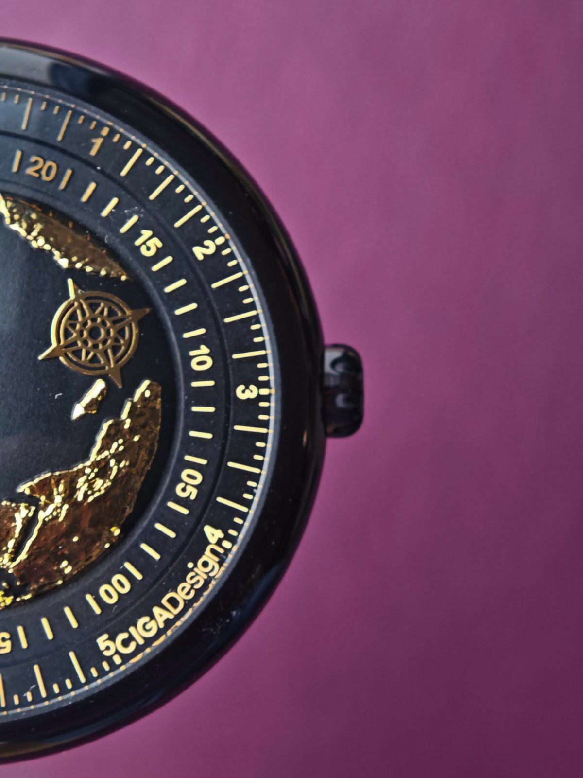 CIGA design Blue Planet Gilded Age Gold Plated Dial GPHG Award, EU Warehouse