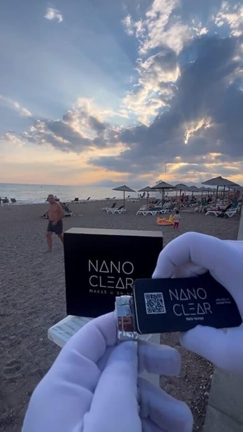 Nano Clear Watch matte finish Sponge to Renew & Fix Watch Scratches New FREE SHI