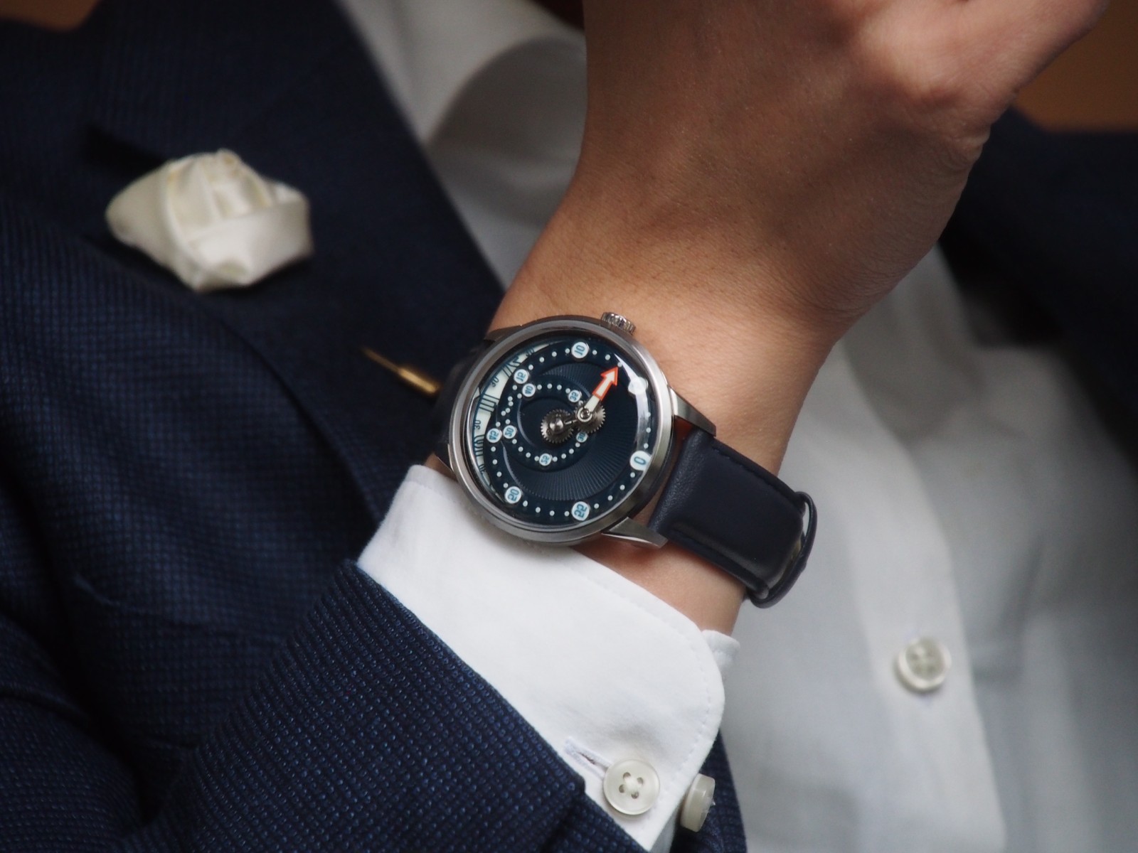 Mandetbread Secret Orbital Automatic Watch Unconventional Time, EU Warehouse