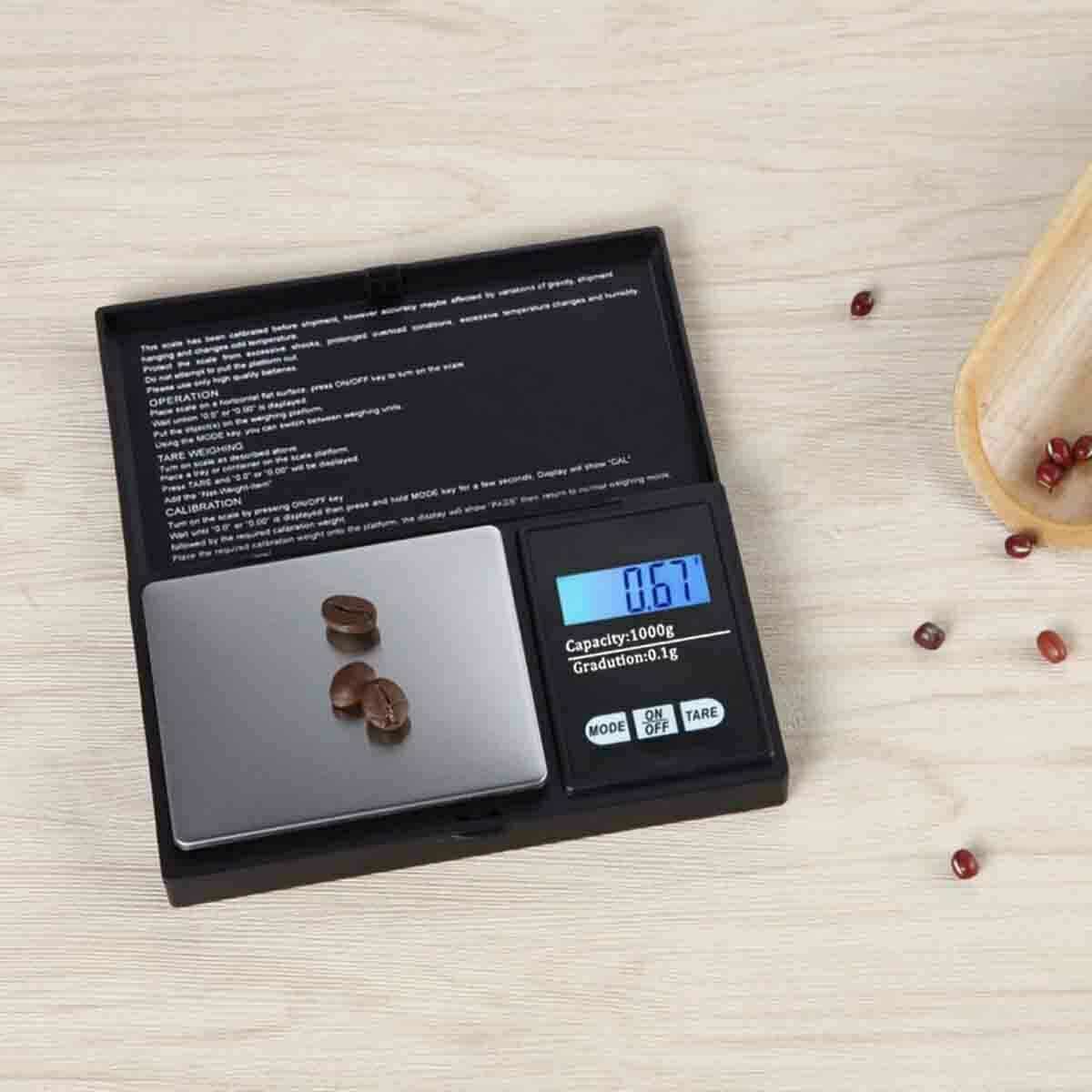 Digital Scale 1000g x 0.1g Precise, Healthy Eating Food Scale G, OZ, GN, CT, DWT