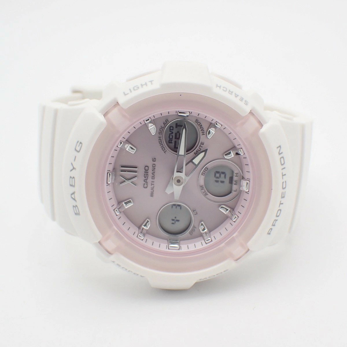 Used Condition Casio Baby G Spring Package 2026 Solar Radio Analog Digital Ladie