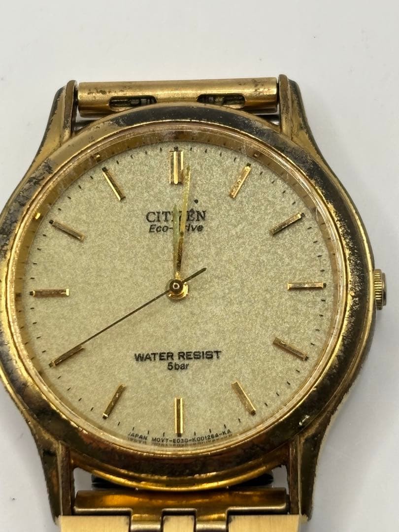 [Working Condition] CITIZEN Eco-Drive Gold Color Watch
