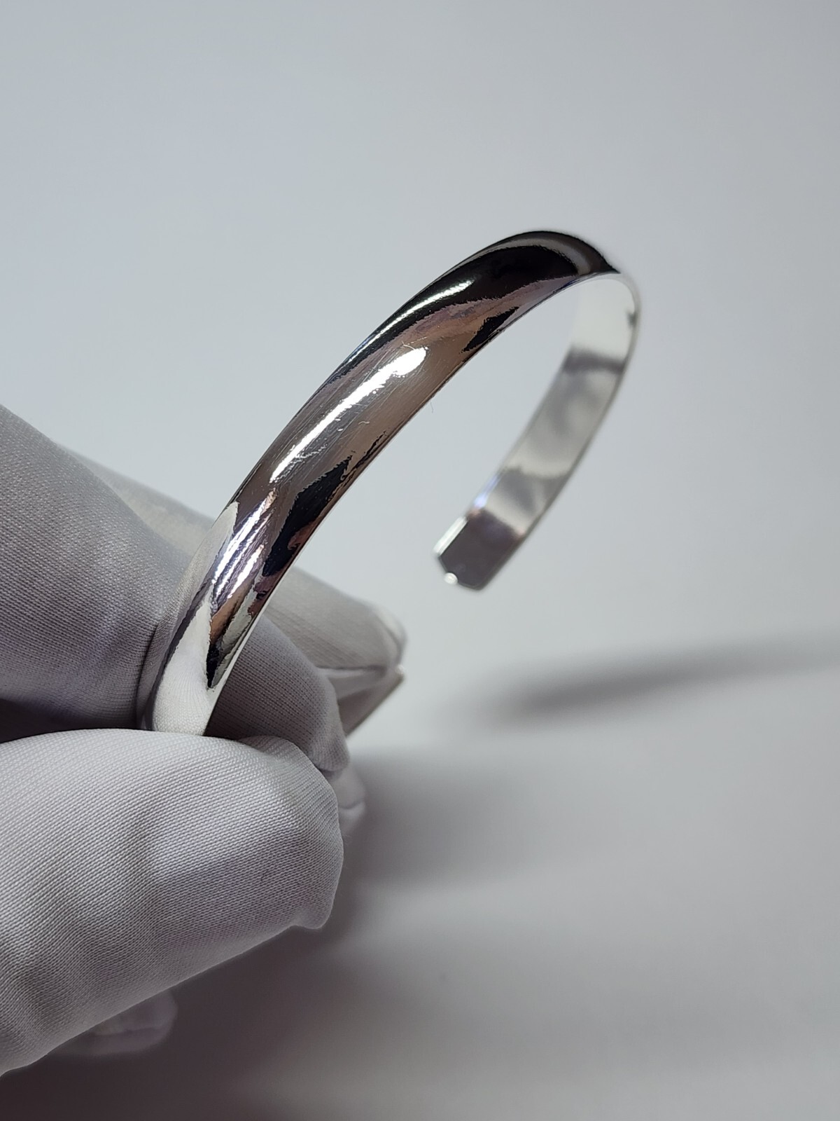 Silver Plated Resizable Cuff Bangle Bracelet Unisex Fashion Jewelry Women, Men