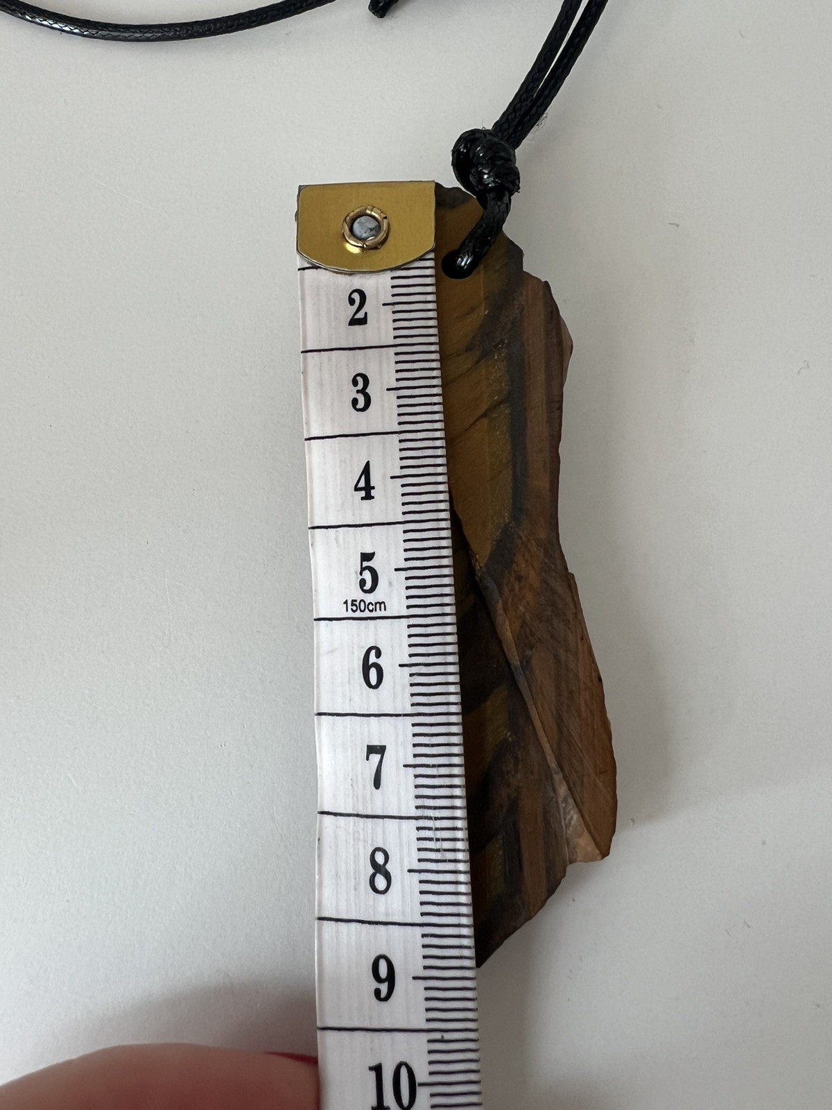 Tiger’s Eye Slab Pendant Necklace – South Africa