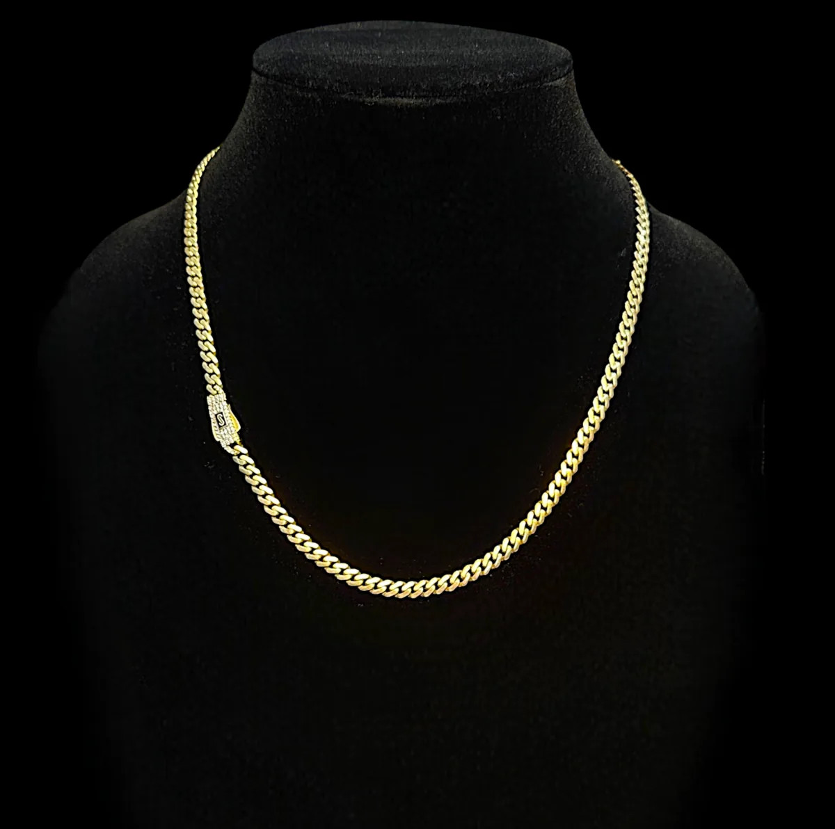 10K Gold Monaco Cuban Link Necklace