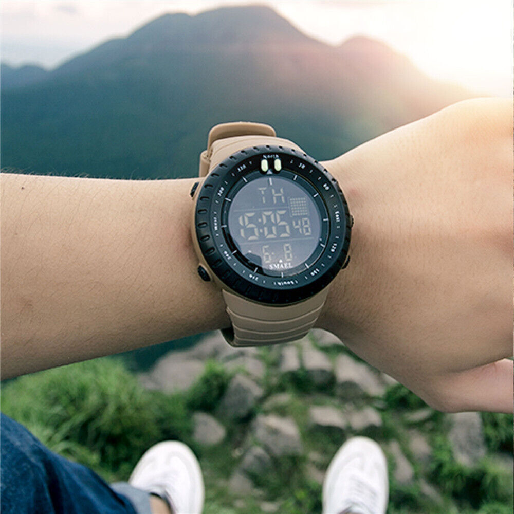 SMAEL Watch Men Digital Watches Student Boy Countdown Watch Military Wristwatch