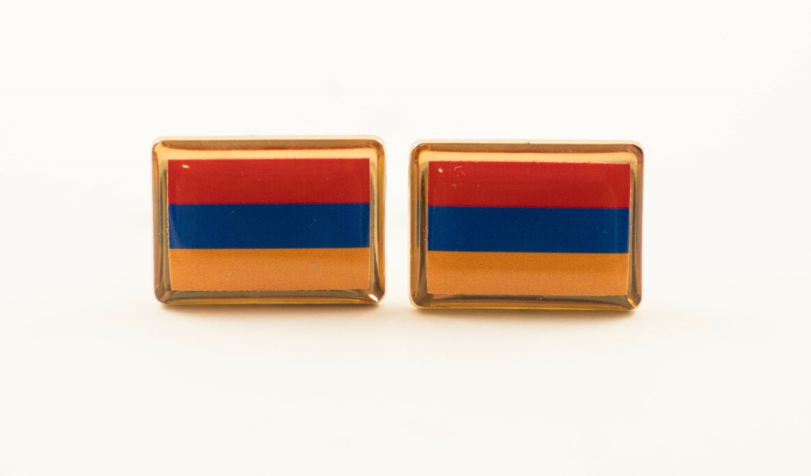 Armenia Flag Cufflinks–Armenian Eastern European USSR Soviet Caucasus
